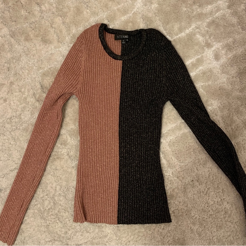 INTERMIX glittery shirt